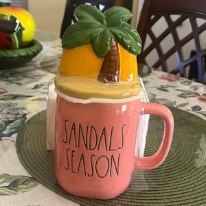 rae dunn sandals season mug